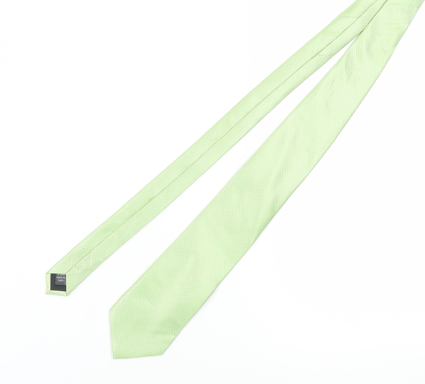 Thomas Nash Men's Green Geometric Polyester Tie