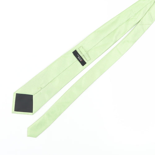 Thomas Nash Men's Green Geometric Polyester Tie