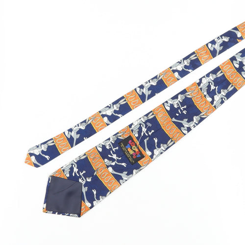 Looney Tunes Men's Blue Cartoon Tie, Bugs Bunny, Vintage