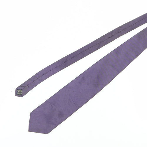 Daniel Hechter Men's Purple Silk Tie