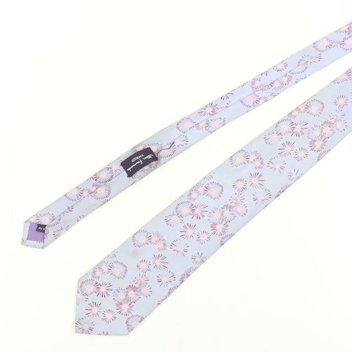 T.M.Lewin Men's Silk Floral Tie - Multicoloured, One Size