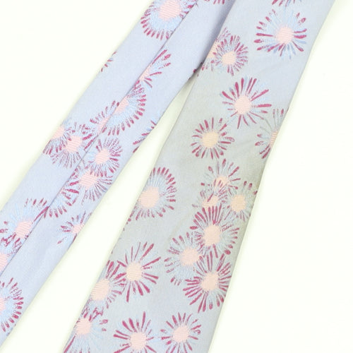 T.M.Lewin Men's Silk Floral Tie - Multicoloured, One Size