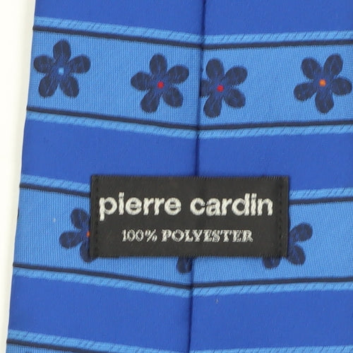 Pierre Cardin Men's Blue Floral Tie, One Size