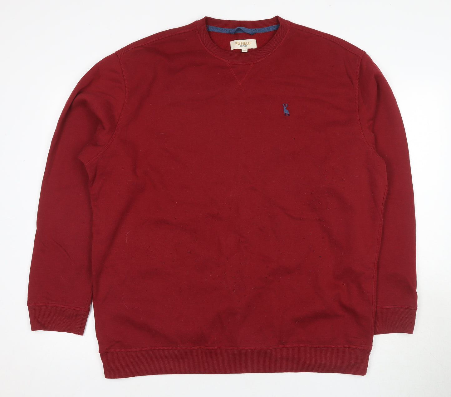 PG Field Men's Red 2XL Pullover Sweatshirt