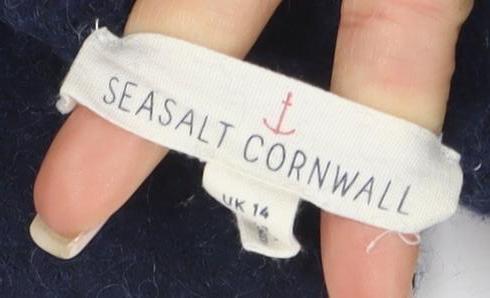 Seasalt Cornwall Women's Blue Cardigan UK 14