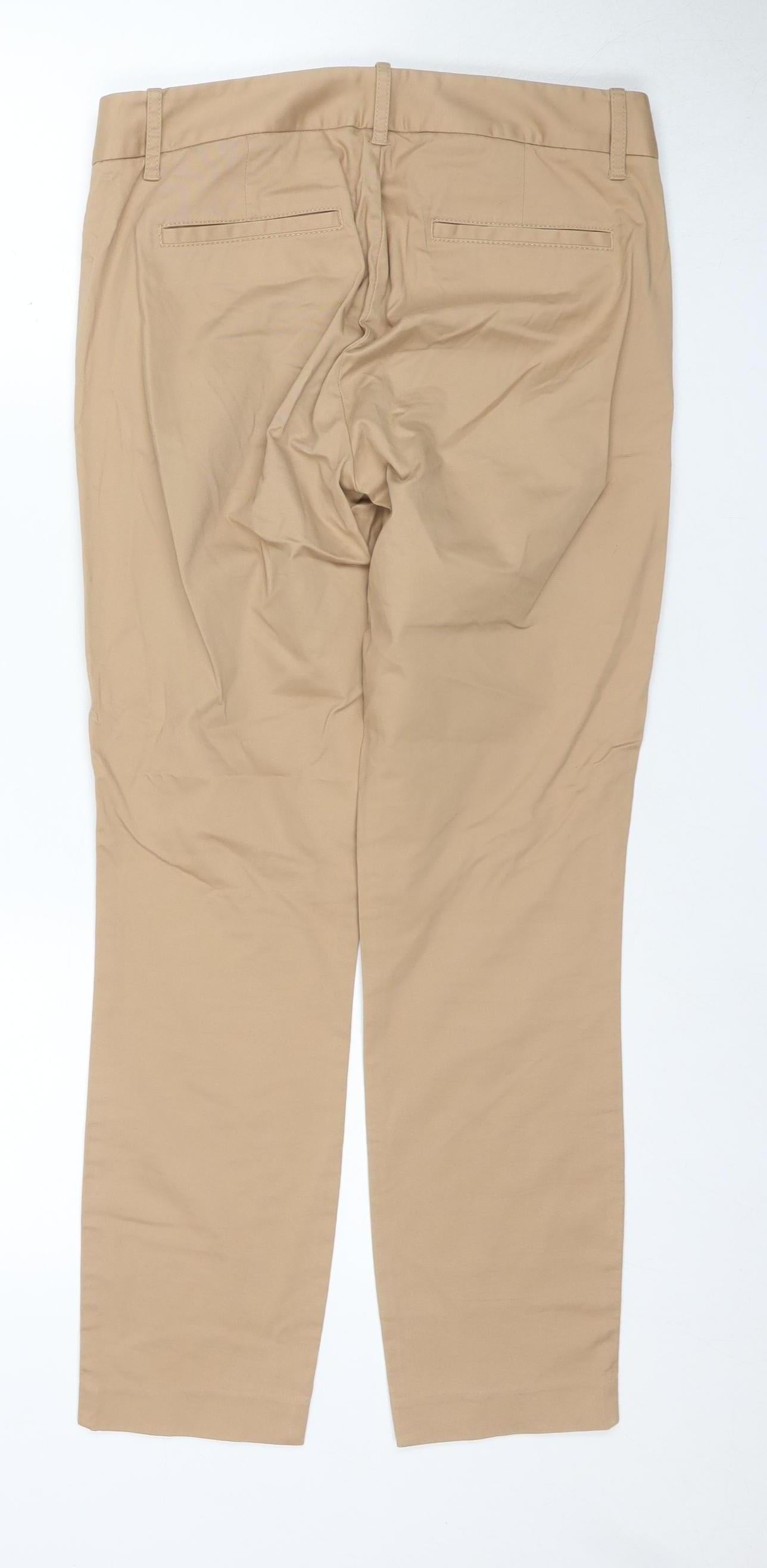 J.Crew Women's Beige Chino Trousers Size 4