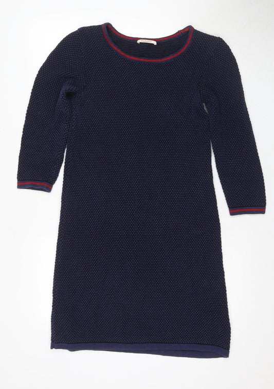 Camaieu Women's Blue Shift Knit Dress M