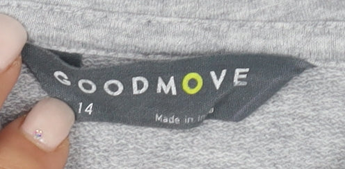 Marks and Spencer Women's Grey Full Zip Hoodie