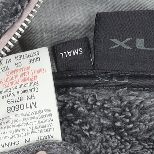 NX Men's Grey Fleece Jacket - Small, Winter Casual
