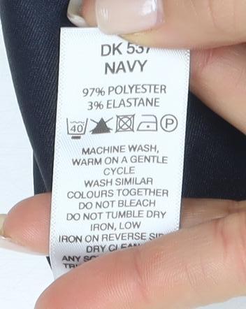 Quipa Women's Blue A-Line Skirt UK 14