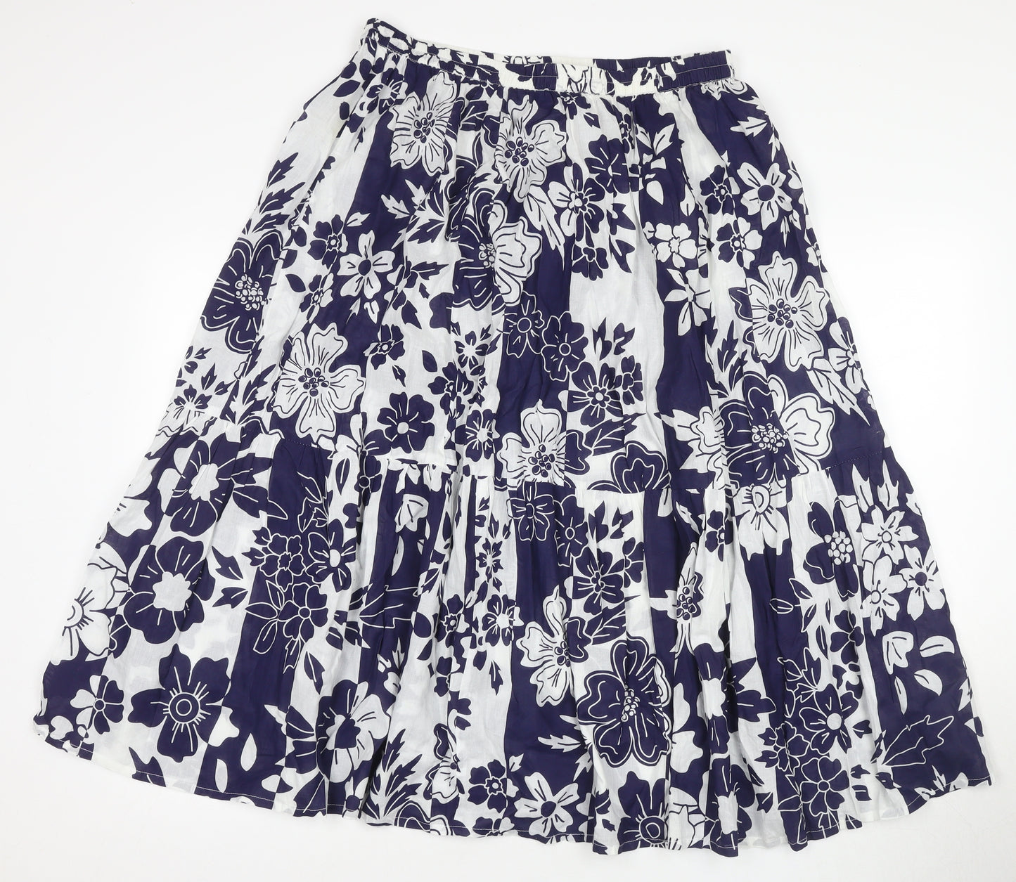 Joanna Hope Women's Blue Floral Skirt Size 16