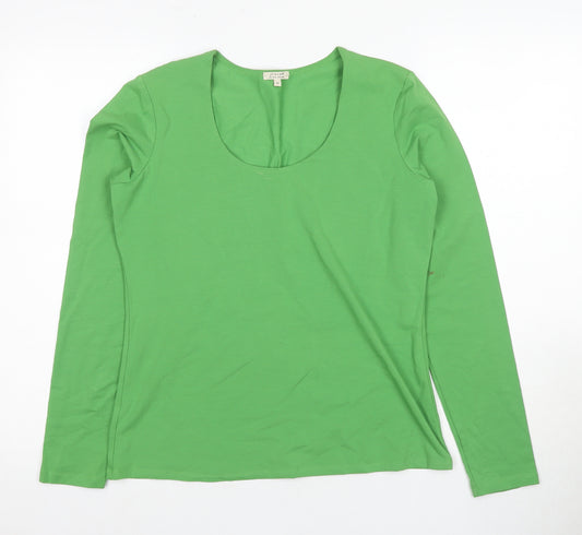 Jigsaw Green Women's Long Sleeve T-Shirt M