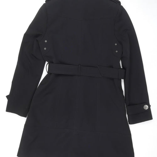 Marks and Spencer Women's Black Trench Coat Size 12
