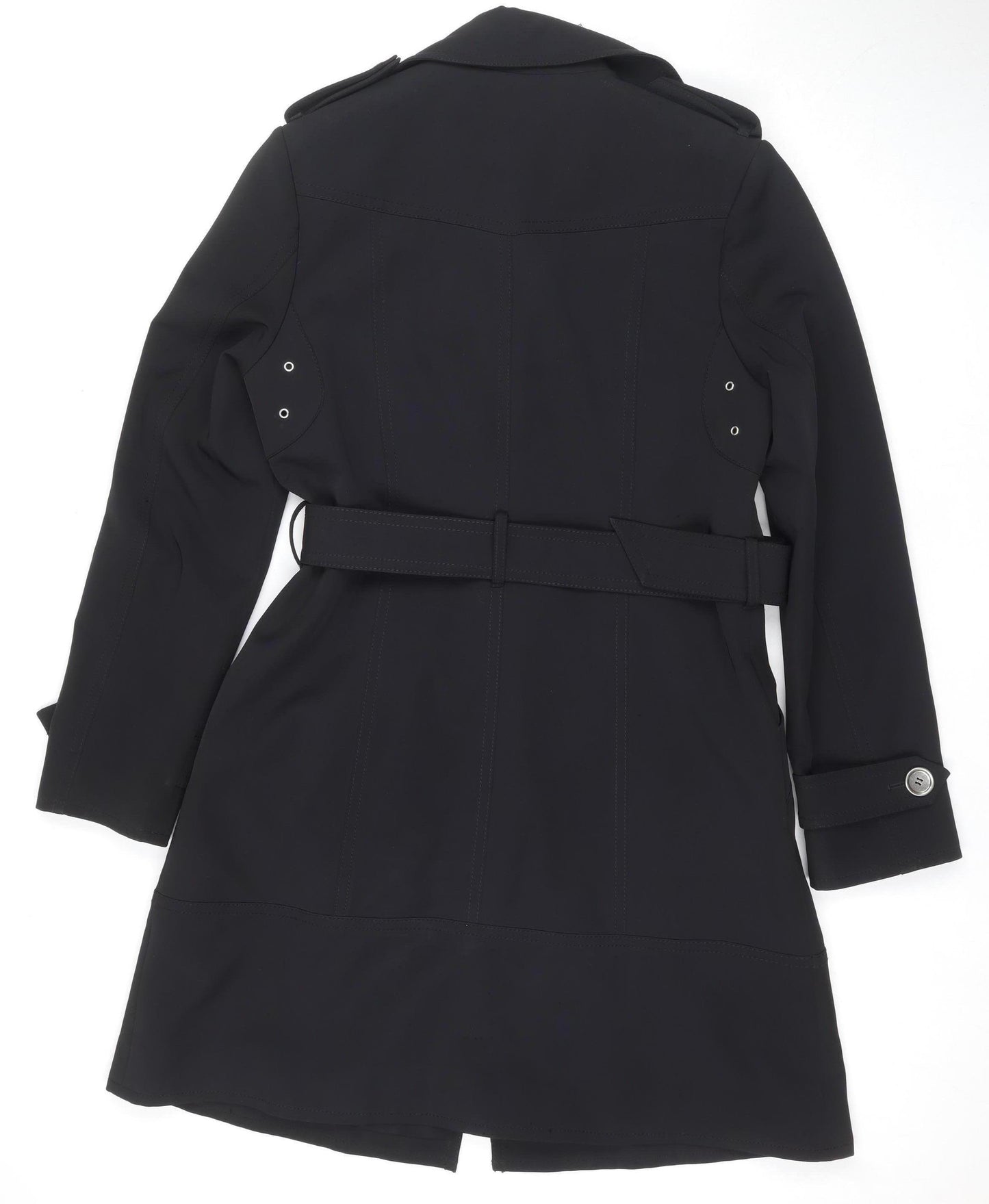Marks and Spencer Women's Black Trench Coat Size 12