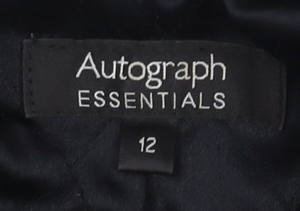 Marks and Spencer Women's Black Trench Coat Size 12