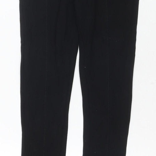 Next Girls Black Stirrup Leggings, Size 10 Years