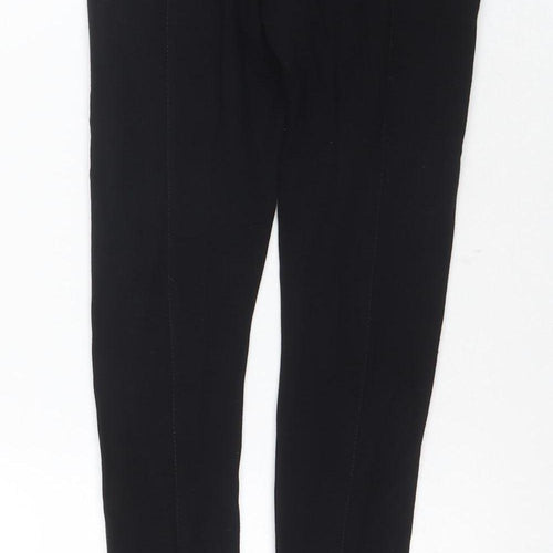 Next Girls Black Stirrup Leggings, Size 10 Years
