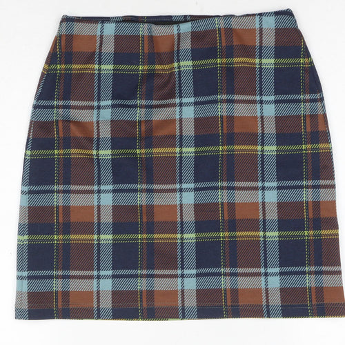 Marks and Spencer Women's Plaid Pencil Skirt 8