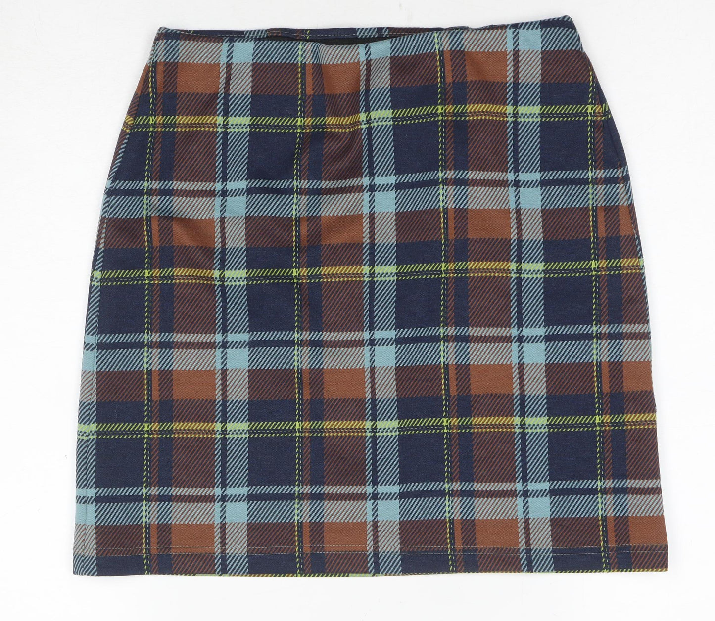 Marks and Spencer Women's Plaid Pencil Skirt 8