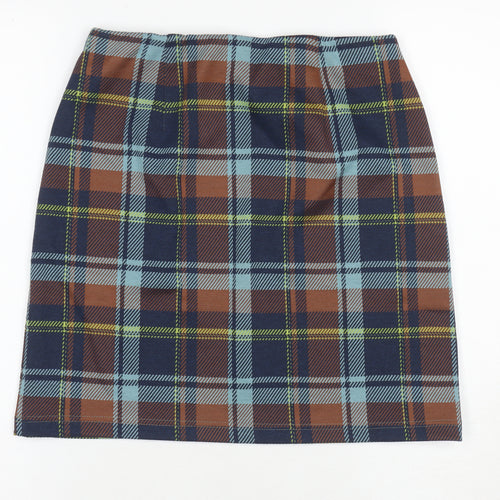 Marks and Spencer Women's Plaid Pencil Skirt 8