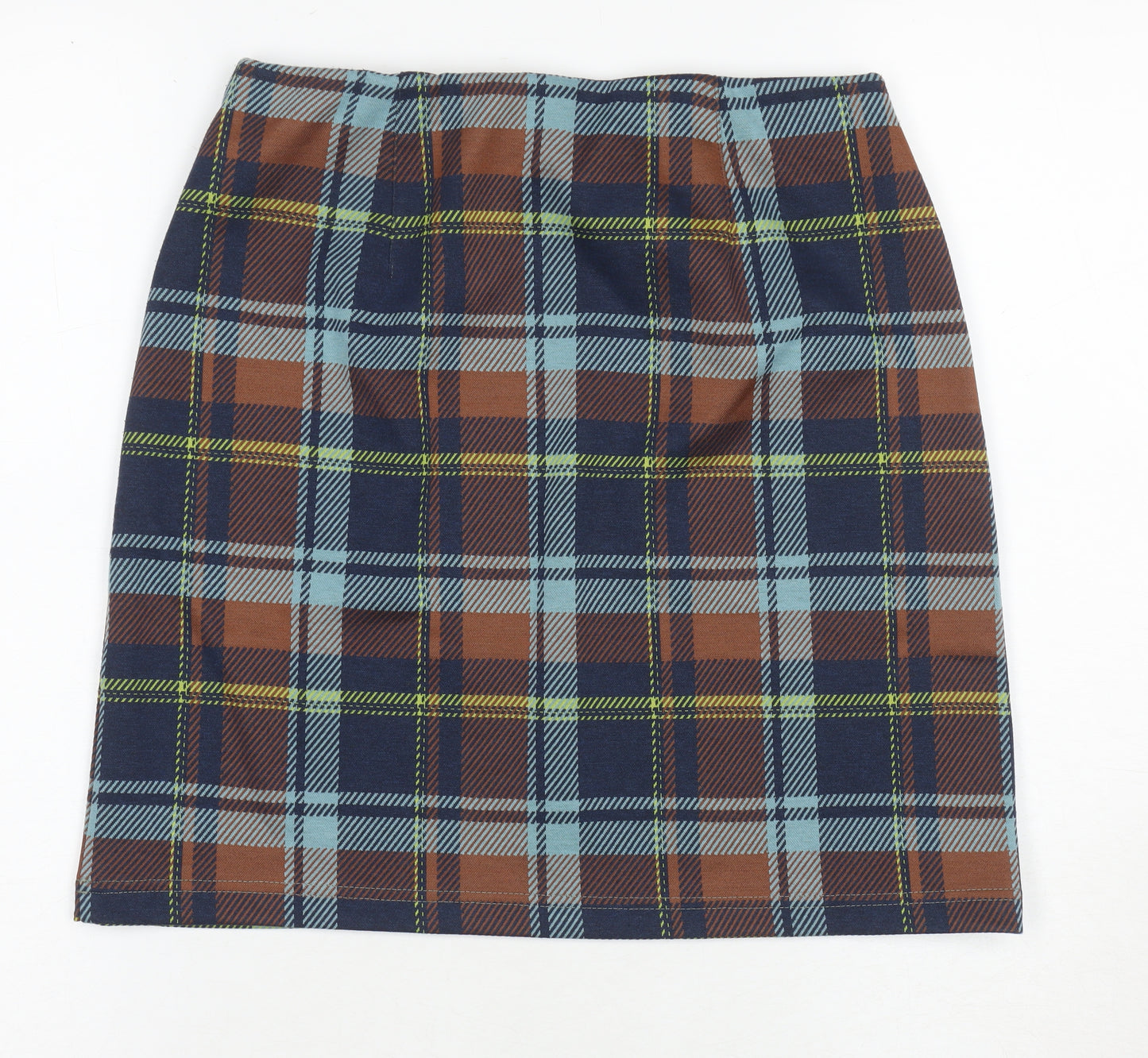 Marks and Spencer Women's Plaid Pencil Skirt 8