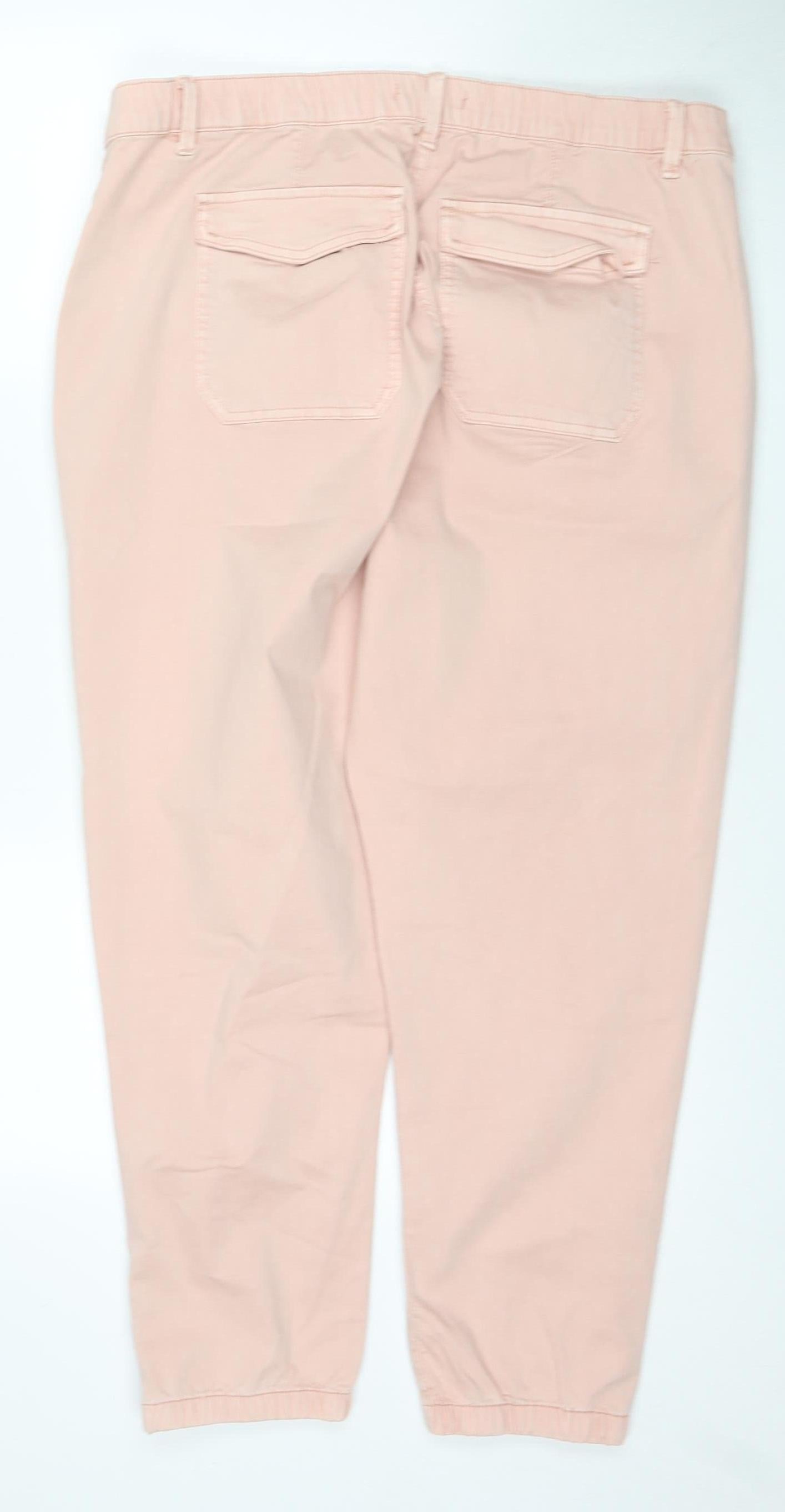 Marks and Spencer Women's Pink Tapered Jeans, Size 20