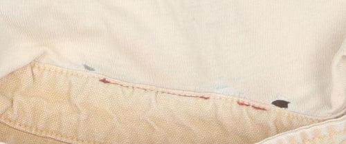 Orvis Men's Beige Cotton Polo Shirt, Medium, Summer Casual