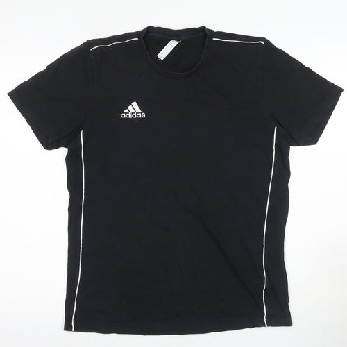 Adidas Men's Black M Cotton T-Shirt