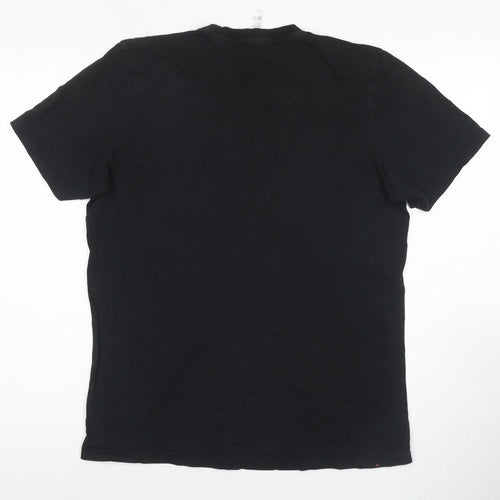 Adidas Men's Black M Cotton T-Shirt