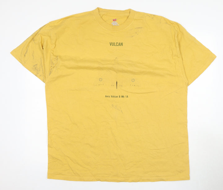 Hanes Men's Yellow 2XL Graphic T-Shirt