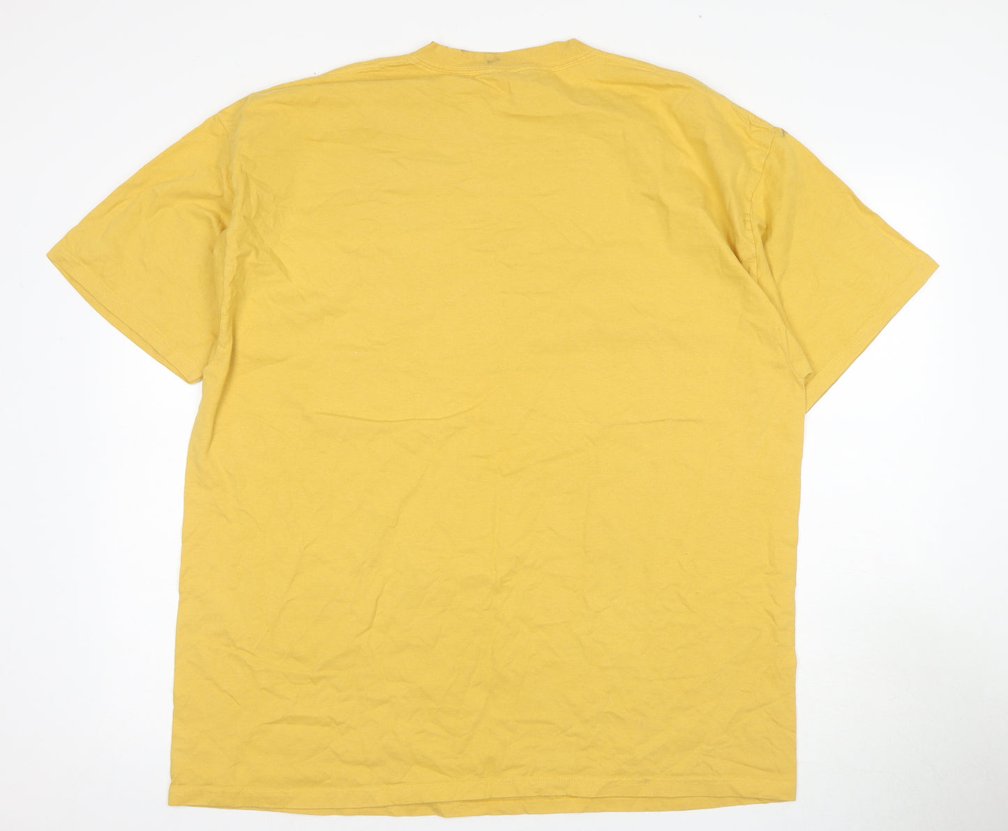 Hanes Men's Yellow 2XL Graphic T-Shirt
