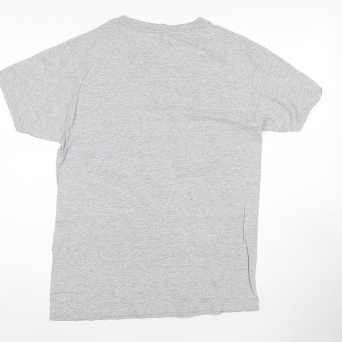 Ripple Junction Men's Grey US Flag T-Shirt Size M