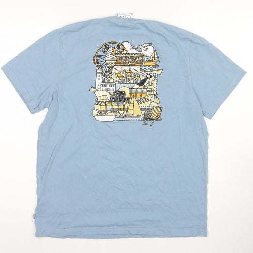 TOG24 Men's Blue Graphic T-Shirt Size M