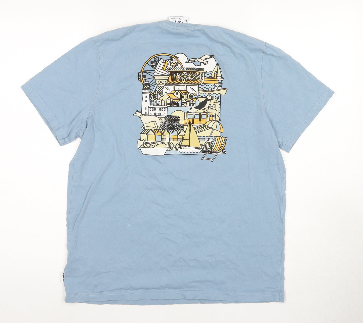 TOG24 Men's Blue Graphic T-Shirt Size M