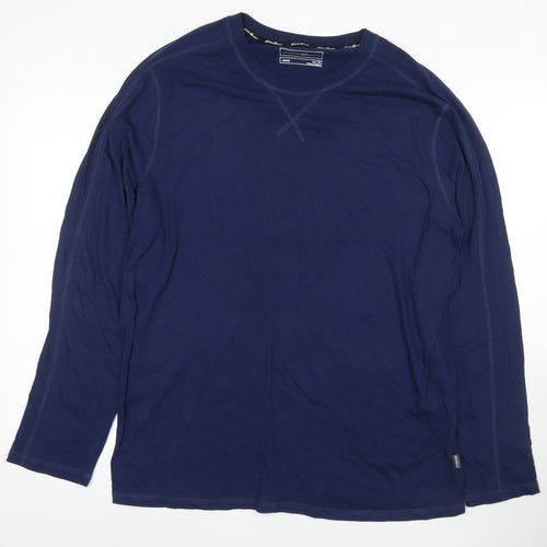 Eddie Bauer Men's Blue XL Long Sleeve T-Shirt
