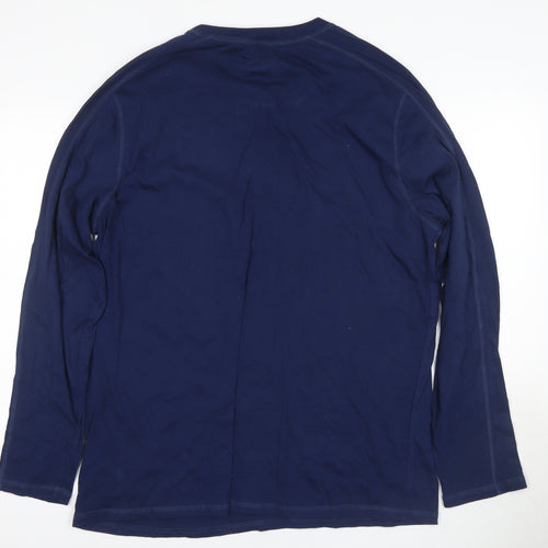 Eddie Bauer Men's Blue XL Long Sleeve T-Shirt