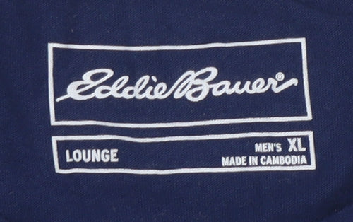 Eddie Bauer Men's Blue XL Long Sleeve T-Shirt