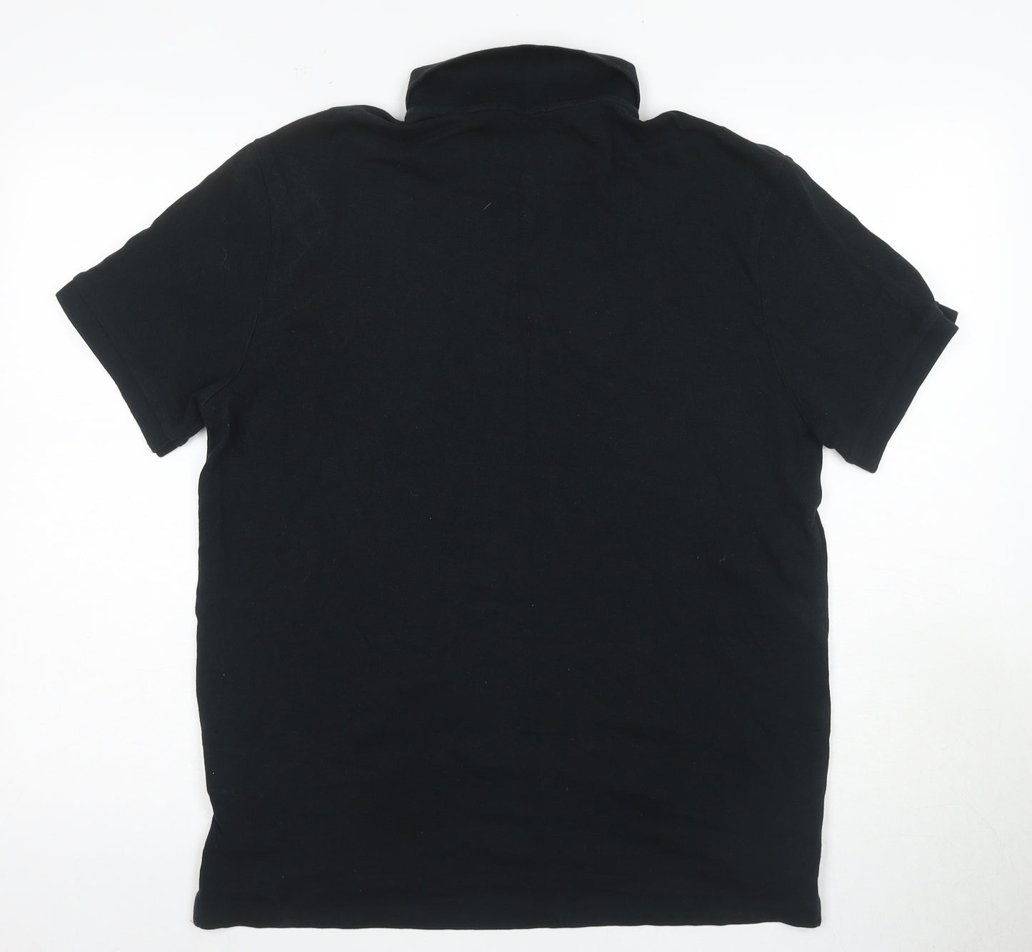 Ralph Lauren Men's Black Slim Fit Polo Shirt Size L