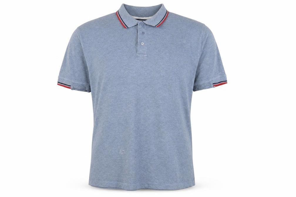 Front view of Springfield Men's Blue Polo Shirt XL