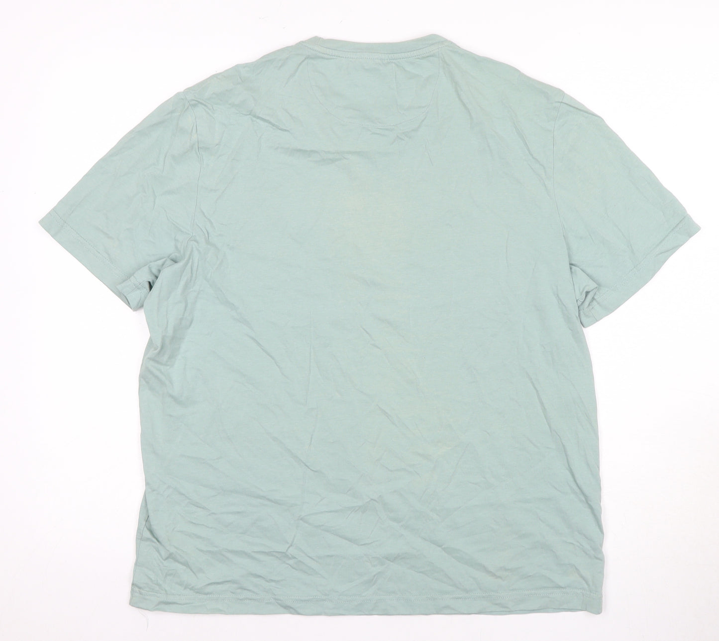 Farah 1920 Men's Green Cotton T-Shirt, Size L