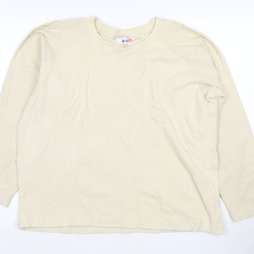 Damart Women's Beige Pullover Sweatshirt 24-26