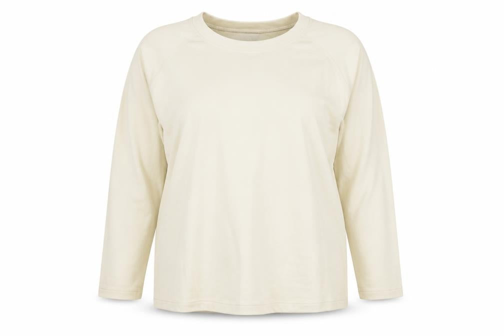 Front view of Damart Women's Beige Pullover Sweatshirt 24-26