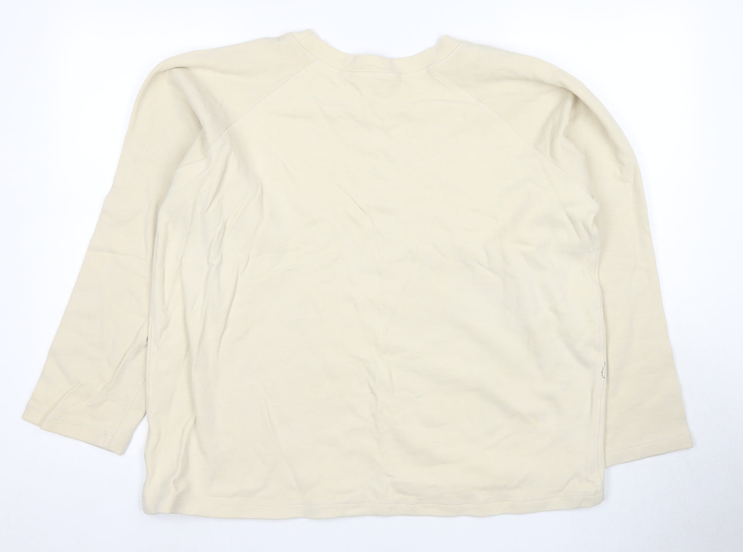 Damart Women's Beige Pullover Sweatshirt 24-26