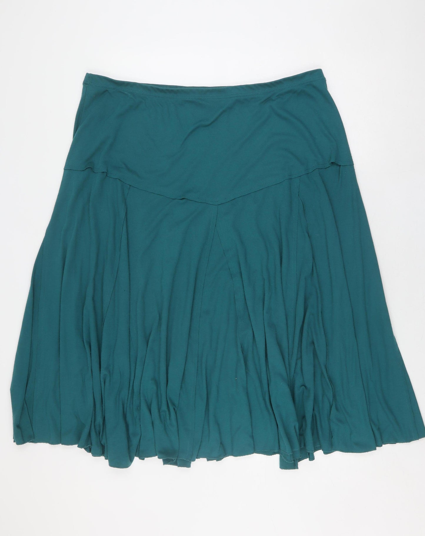 Damart Women's Green Peasant Skirt L
