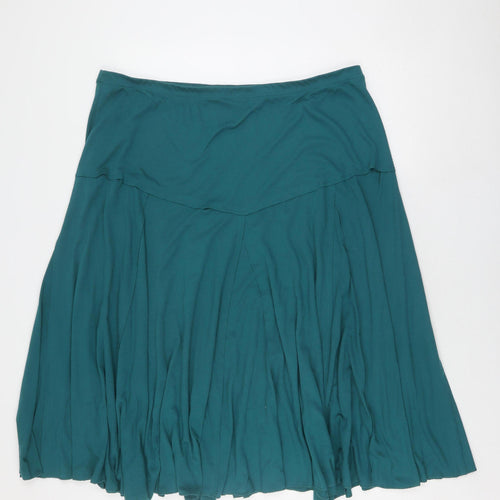 Damart Women's Green Peasant Skirt L