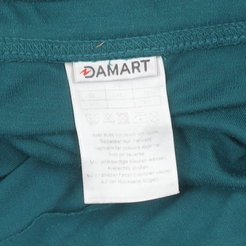 Damart Women's Green Peasant Skirt L