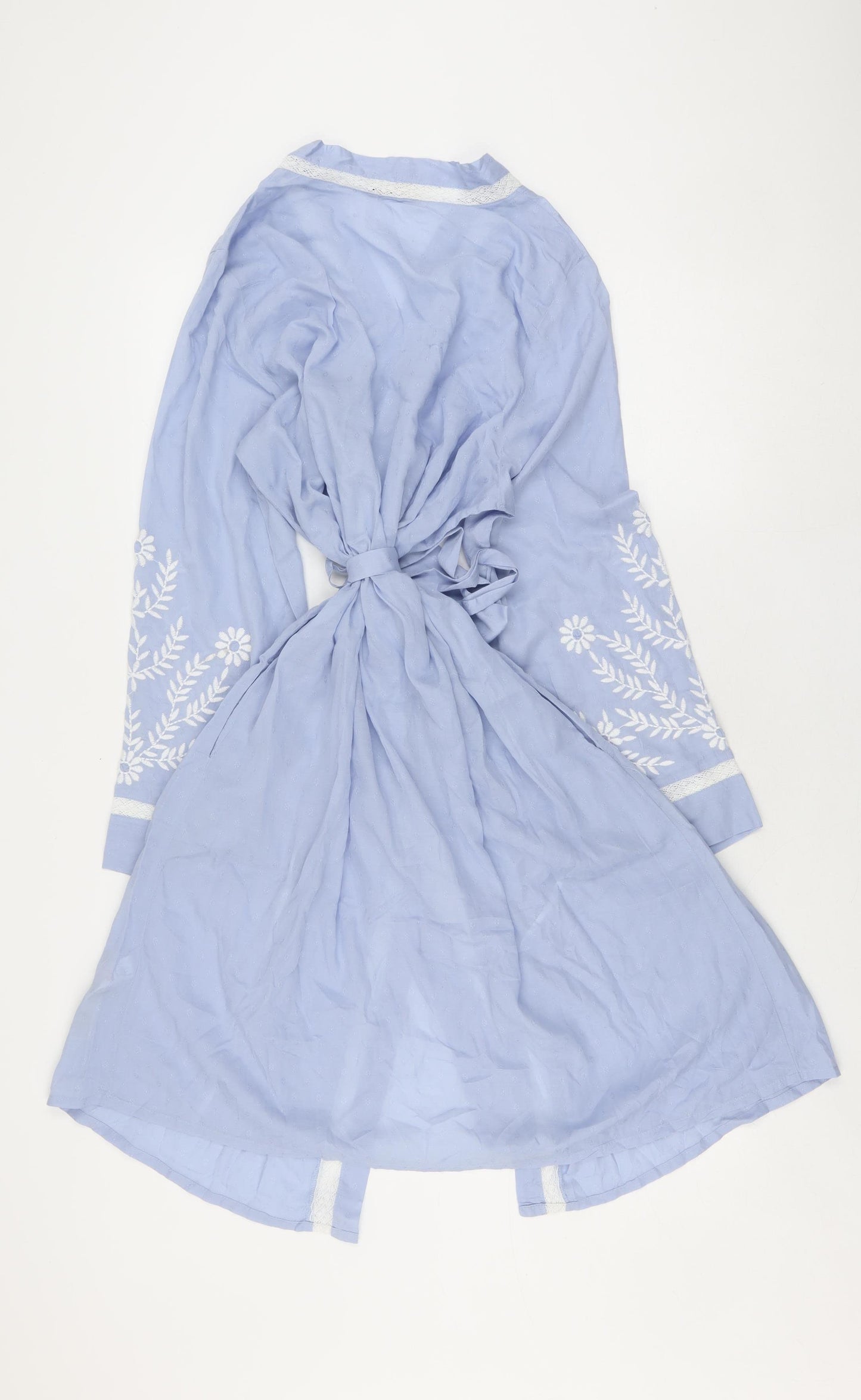 Marks and Spencer Women's Blue Floral Nightshirt Size 14