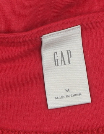 GAP Women's Red Fit & Flare Dress M Sleeveless