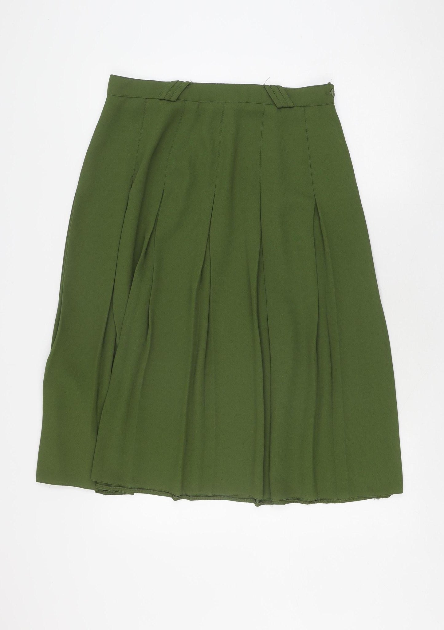 SPICE Women's Green Pleated Short Skirt Size 10