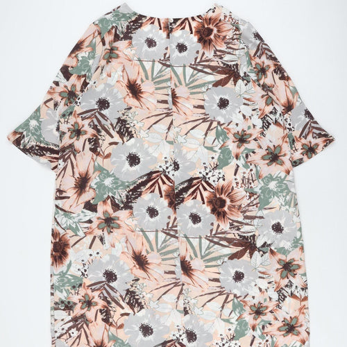 Damart Women's Multicoloured Floral Shift Dress UK 26